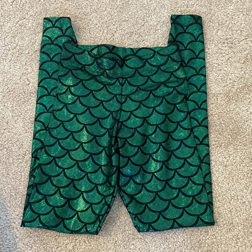 BlackMilk Mermaid MERMEMERALD LEGGINGS - Picture 5 of 9